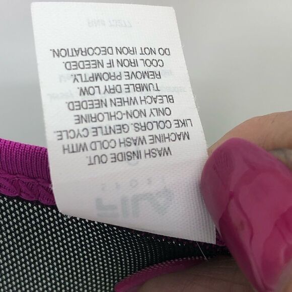 Fila Sz S Green Fluorescent Yellow Trim Racerback Workout Outdoor Exercise Top - Picture 7 of 8